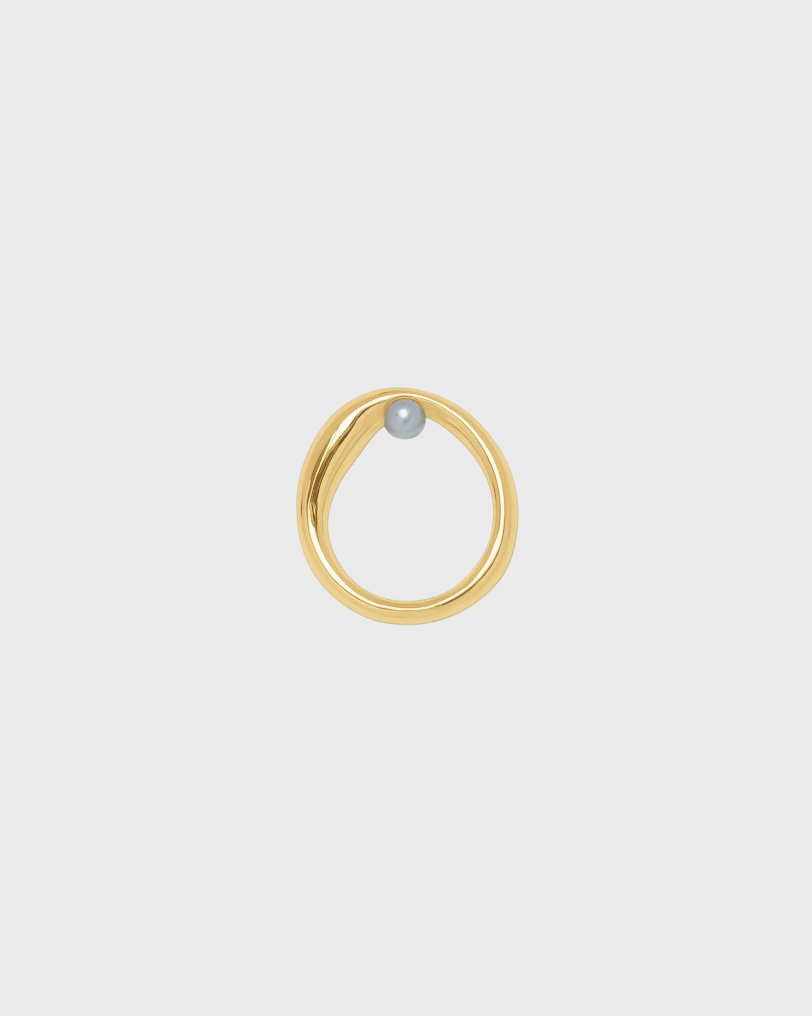 【未使用】BAR JEWELLERY ATTRAVERSO リング 13号 ATTRAVERSO RING WITH PEARL | Gold – BAR Jewellery