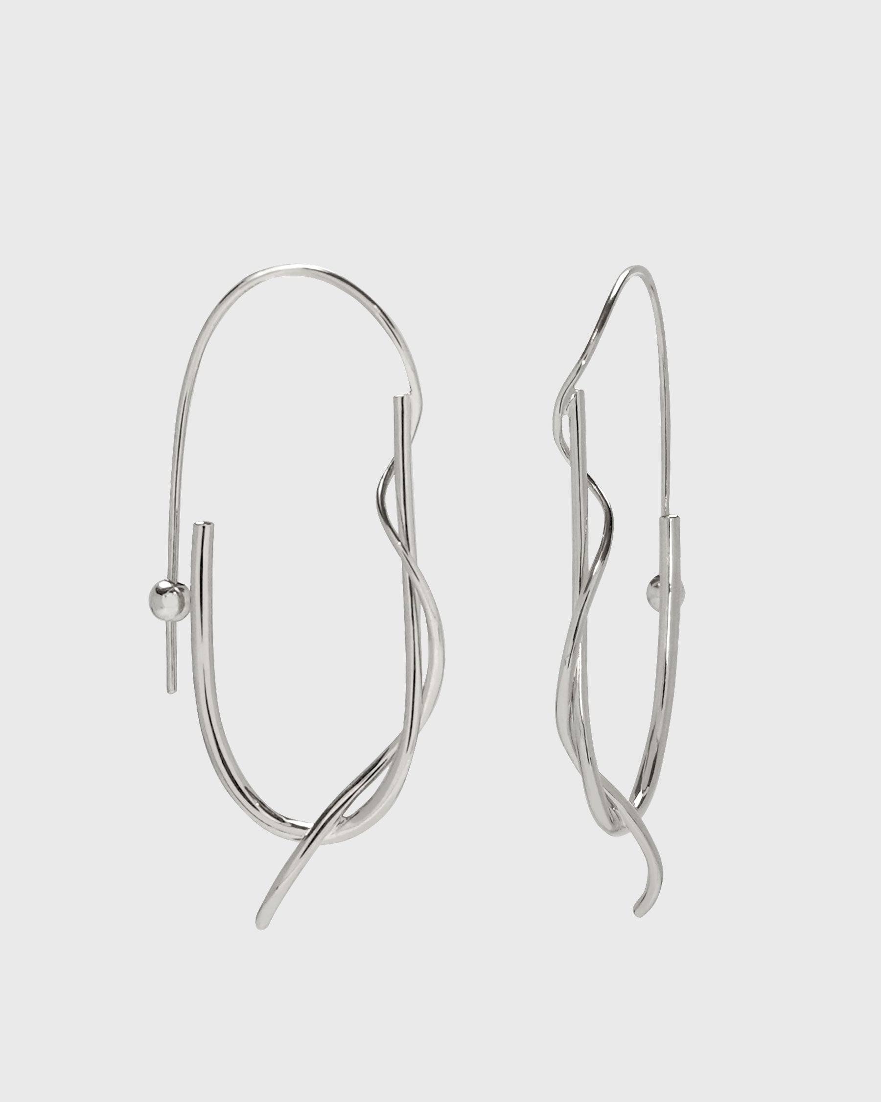 イヤリング Small Aurelia Earring - Ivi - Silver - ⚡️clearance⚡️ ivi los angeles sterling silver 18k small