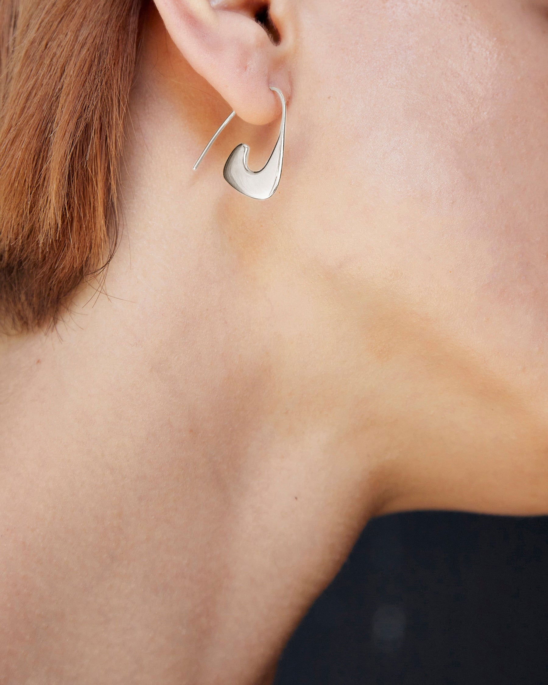 新品　BARJEWELLERY ピアス シルバー CURB EARRINGS | Silver – BAR Jewellery