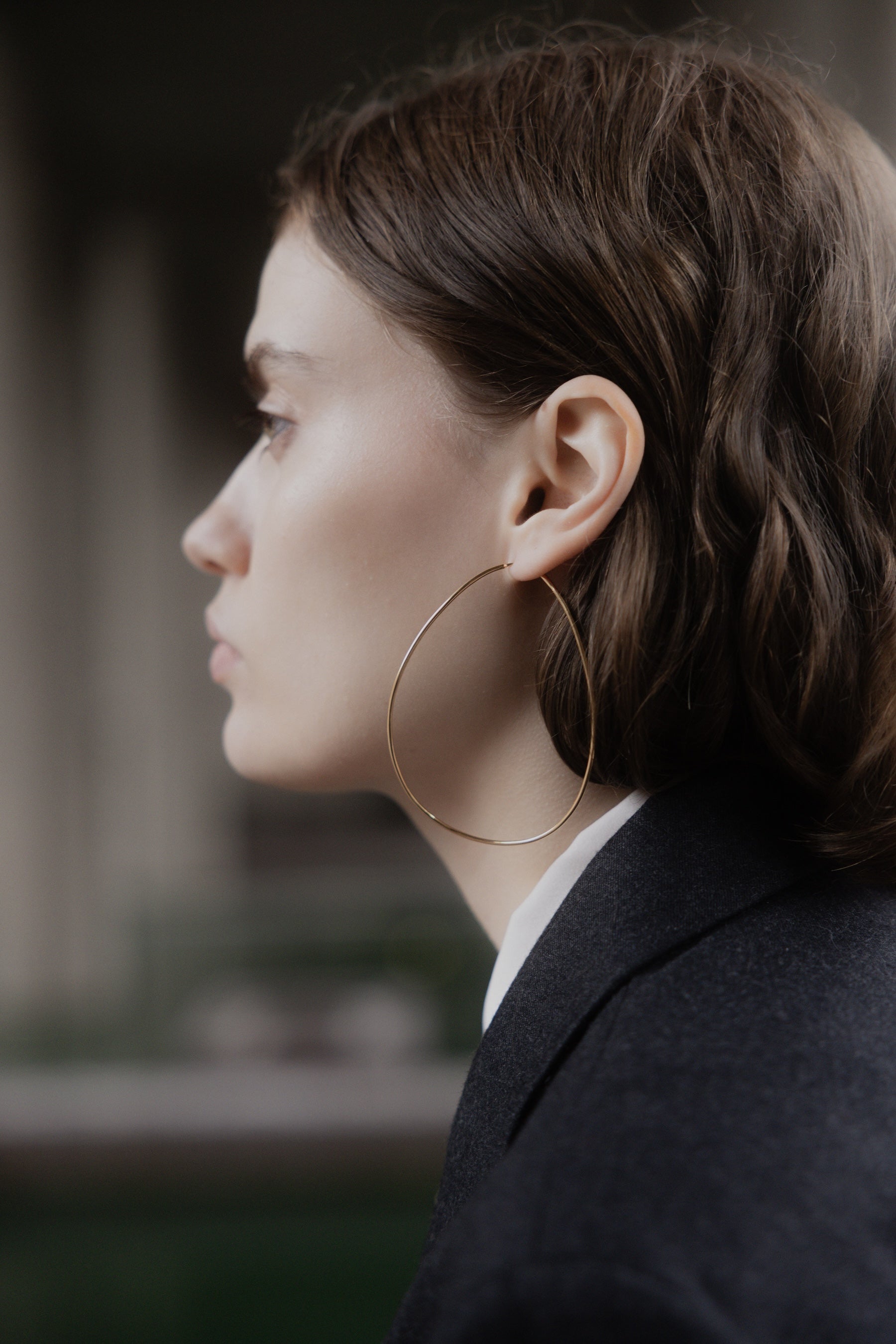 SILHOUETTE EARRINGS | Gold – BAR Jewellery