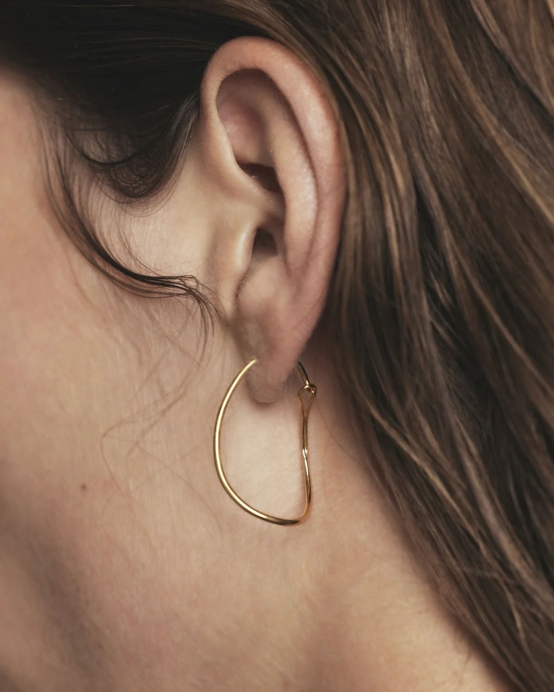 PROFILE EARRINGS | Gold – BAR Jewellery