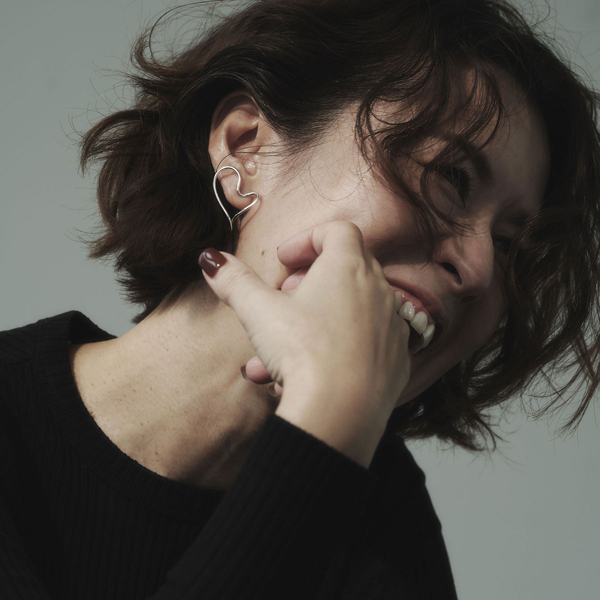 DANCING HEARTS EARRINGS | Silver – BAR Jewellery