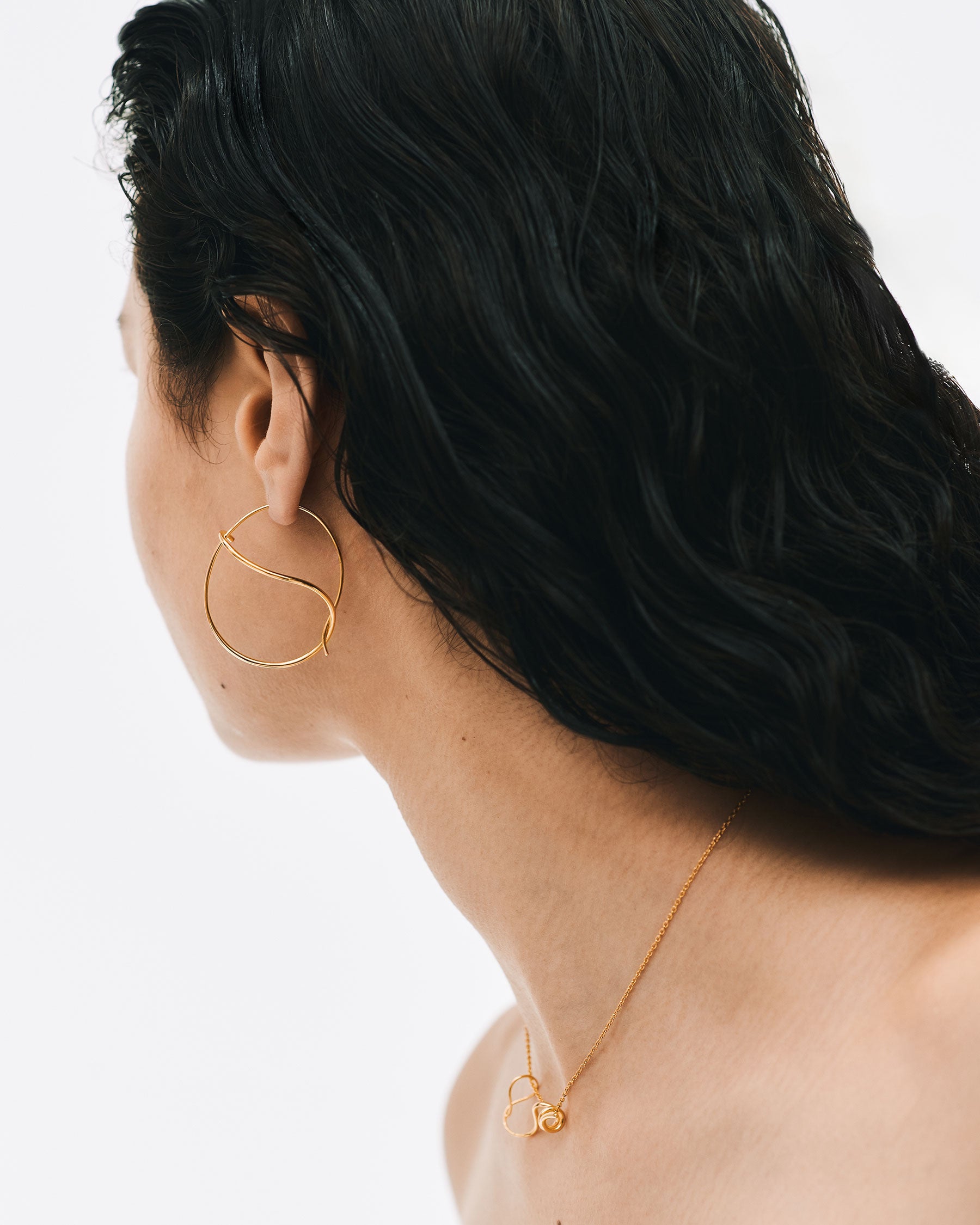 アクセサリー BAR JEWELLERY Small Fiocco Pierced BAR JEWELLERY – BAR Jewellery