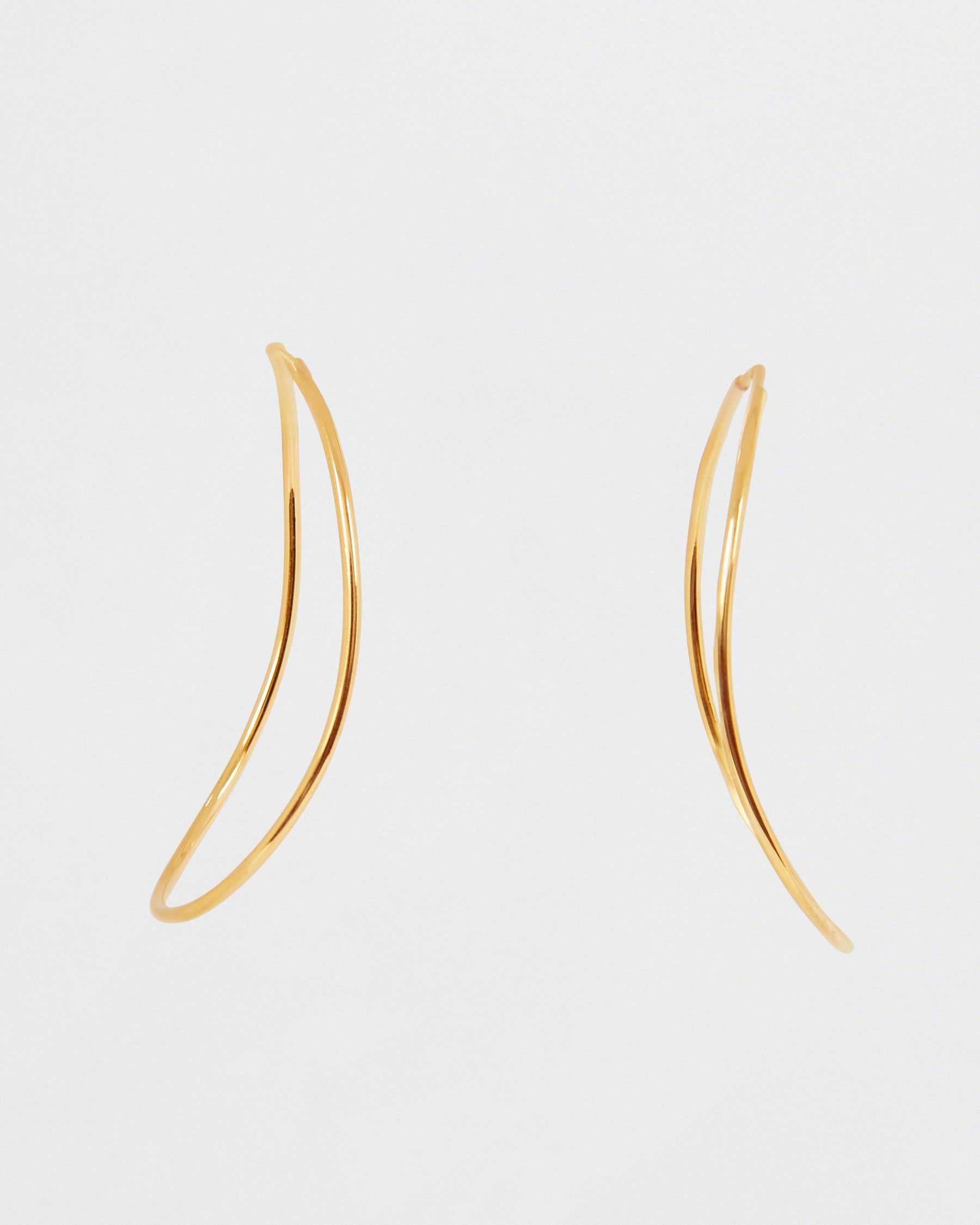 CONTOUR EARRINGS | Gold – BAR Jewellery