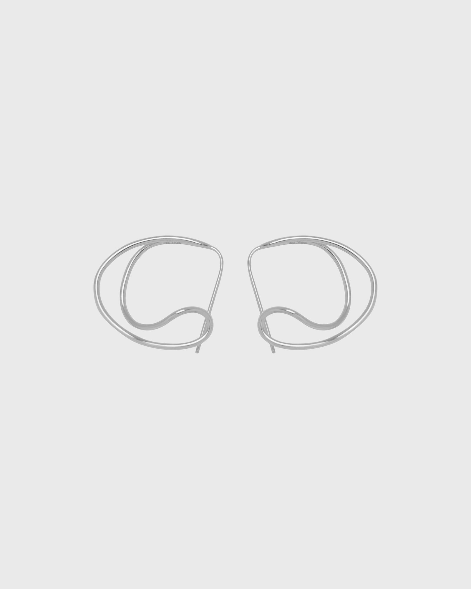 CROSSED PATHS EARRINGS | Silver – BAR Jewellery