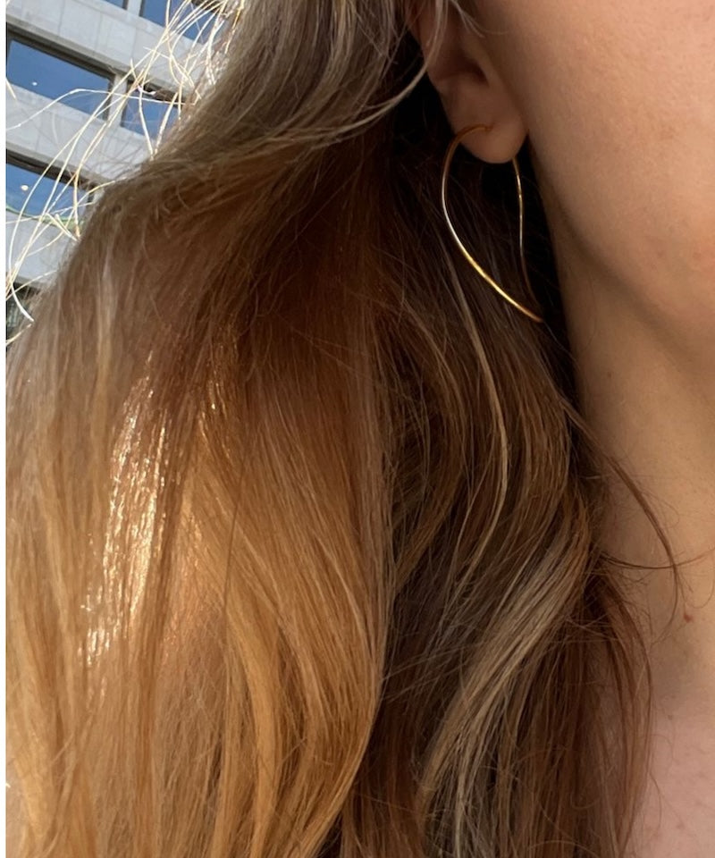 CONTOUR EARRINGS | Gold – BAR Jewellery