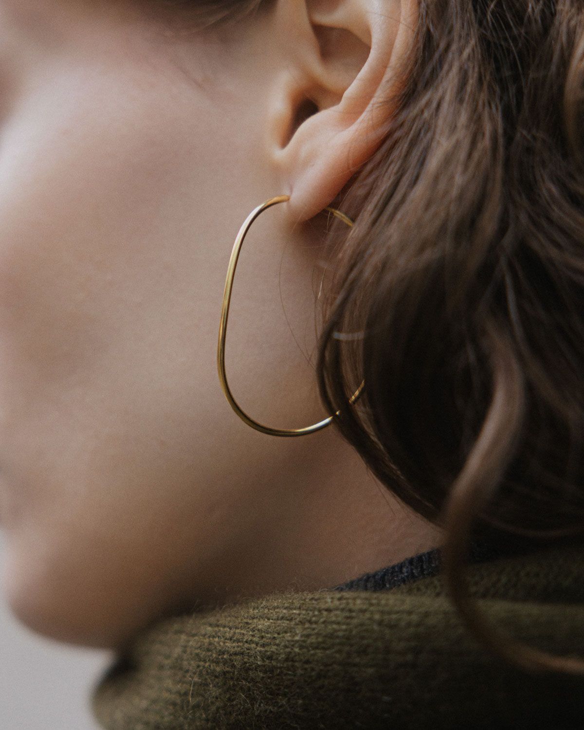 CONTOUR EARRINGS | Gold – BAR Jewellery