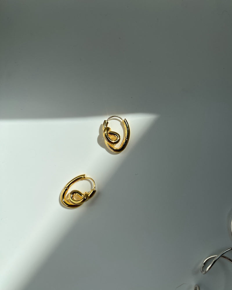 UNRAVEL EARRINGS | Gold – BAR Jewellery